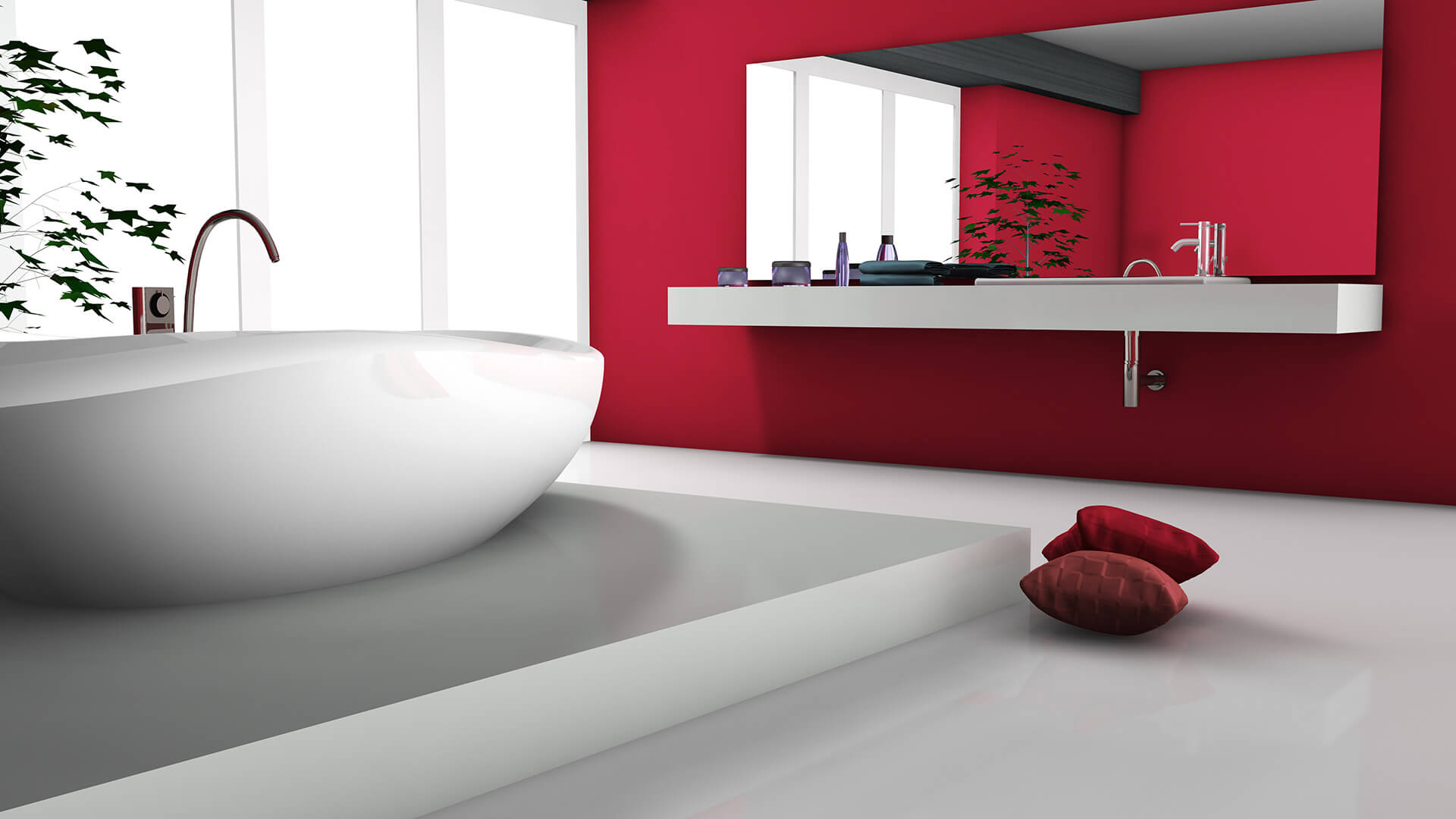 peinture rouge